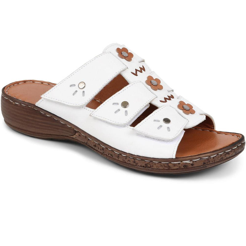 Leather Mule Sandals - LUCK39015 / 325 723