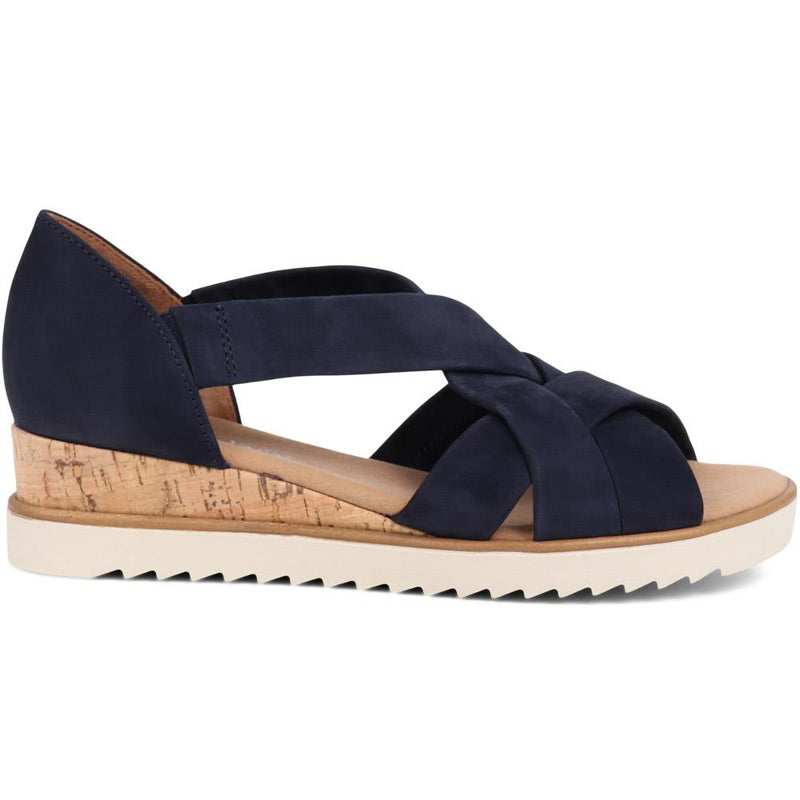 Leather Wedge Sandals  - GAB39510 / 325 076