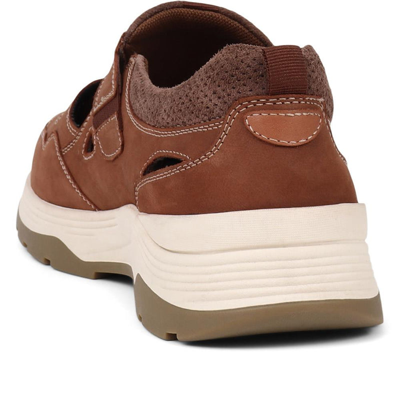 Touch-Fasten Suede Trainers  - ROBBIE / 325 177