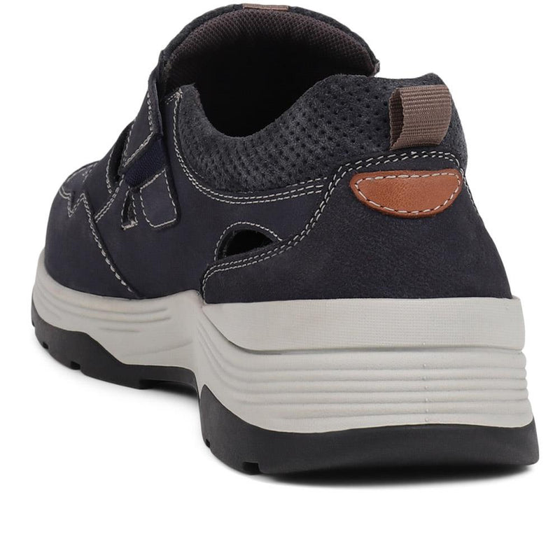 Touch-Fasten Suede Trainers  - ROBBIE / 325 177