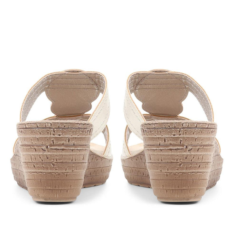 Embellished Wedge Sandals - INB37061 / 323 589