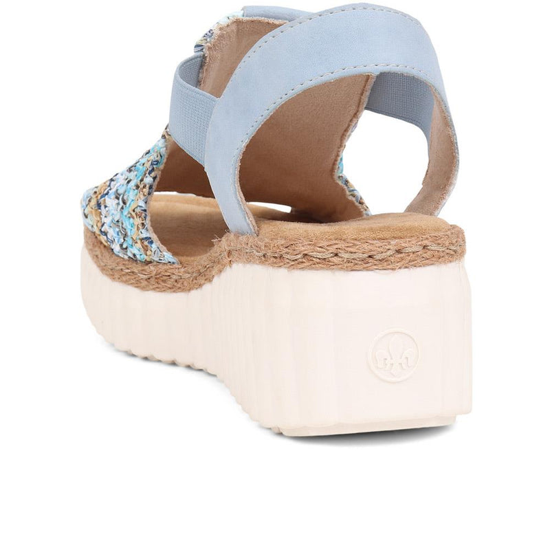 Woven Slingback Wedges - RKR39535 / 325 031