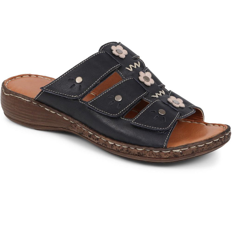 Leather Mule Sandals - LUCK39015 / 325 723