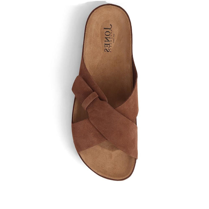 Wavy Leather Mules - WAVY / 325 411