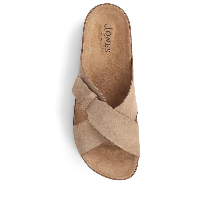 Wavy Leather Mules - WAVY / 325 411