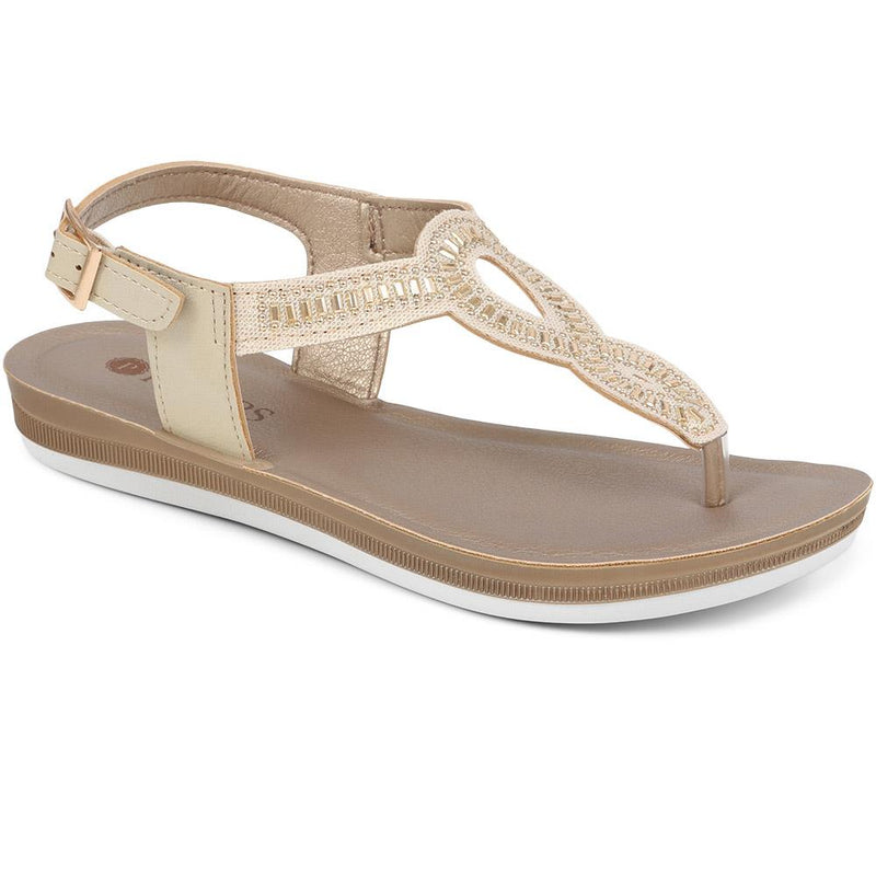 Adjustable Toe-Post Sandals - INB39073 / 325 331