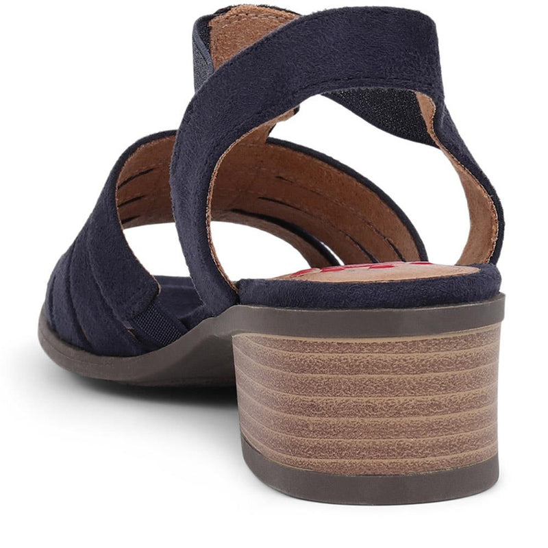 Block Heeled Slip-On Sandals - CENTR39057 / 324 981