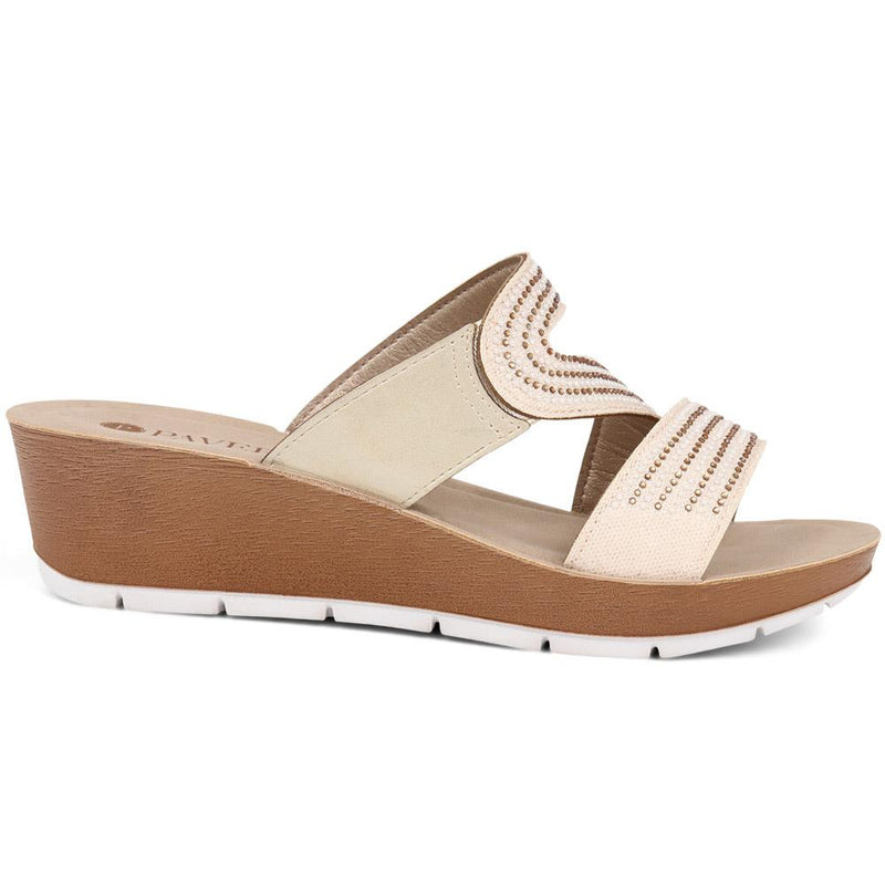 Low Wedge Mule Sandals - INB39057 / 325 204