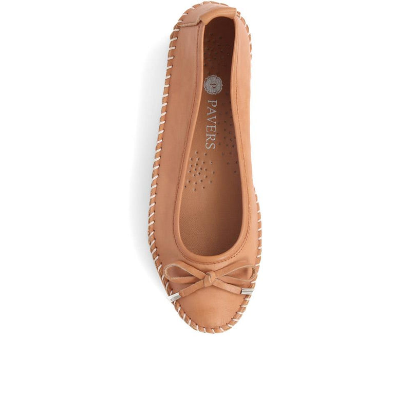 Leather Ballet Pumps - SIMIN39001 / 324 764