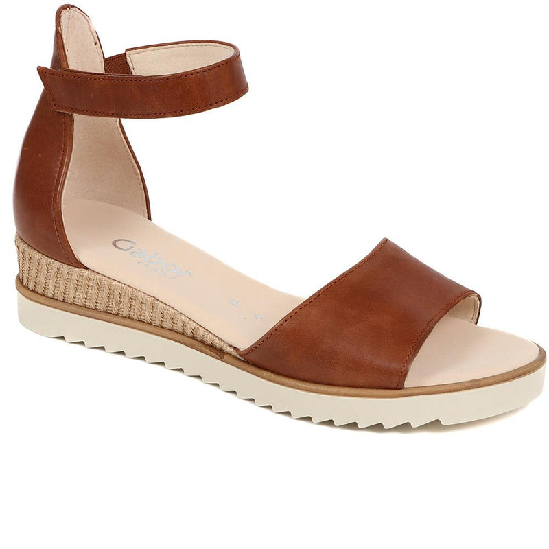 Leather Wedge Sandals  - GAB39504 / 325 077