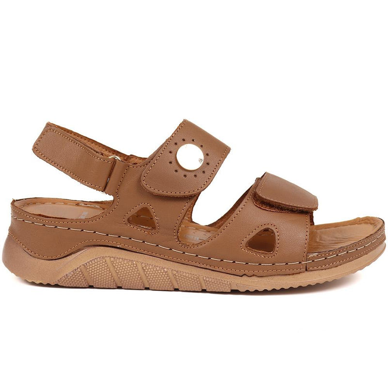 Adjustable Leather Sandals - GENC37005 / 324 732