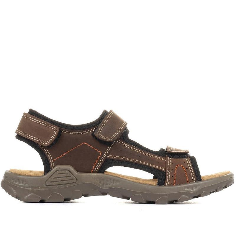 Adjustable Leather Walking Sandals - DDIN35007 / 321 538