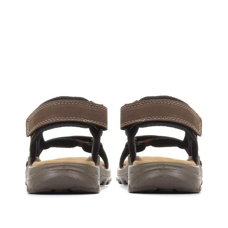 Adjustable Leather Walking Sandals - DDIN35007 / 321 538