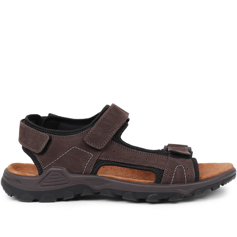 Adjustable Leather Walking Sandals - DDIN35007 / 321 538