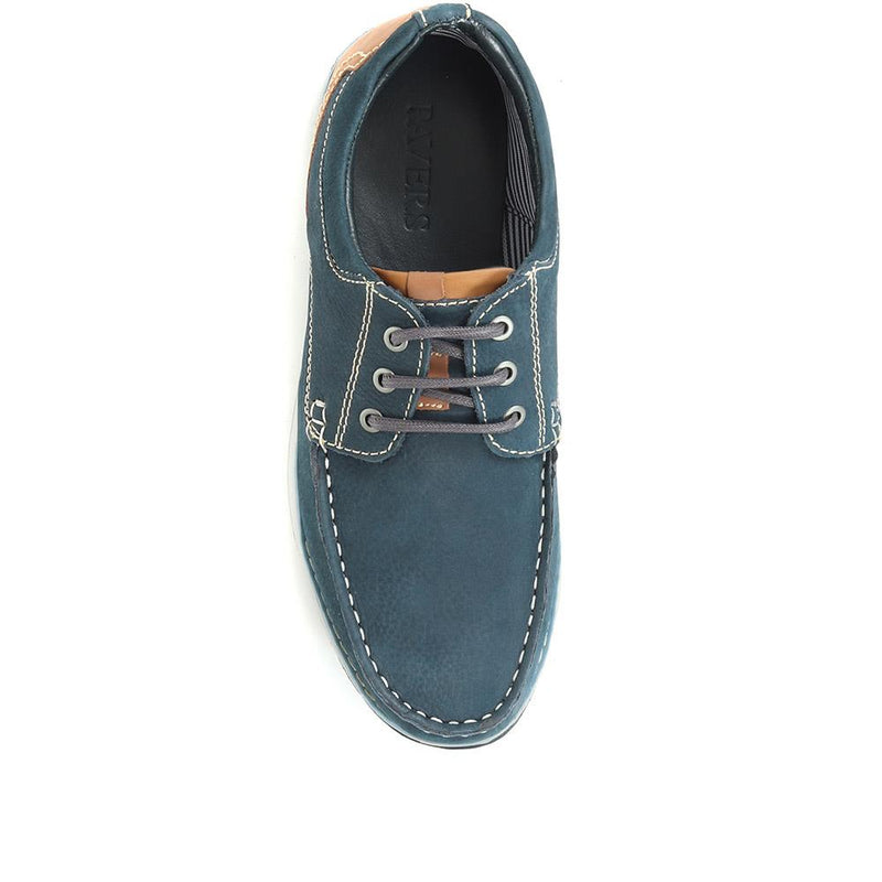 Leather Casual Boat Shoes - SHAFI35001 / 321 522