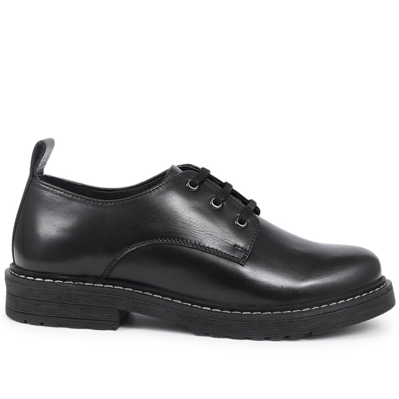 Leather Oxford Shoes  - KF40007 / 326 503