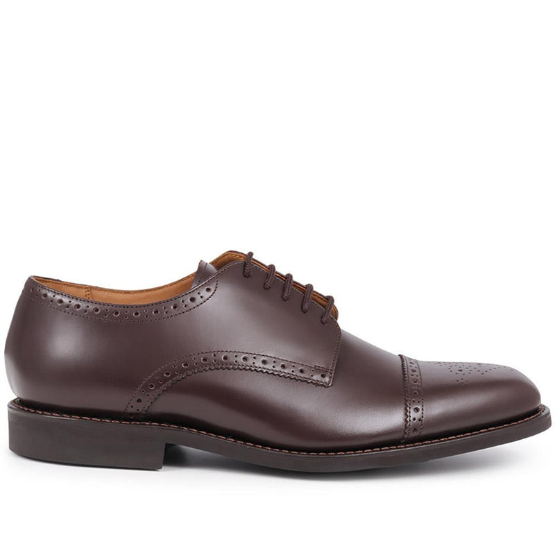 Mile End Goodyear Welted Polished Leather Brogues - MILEEND2 / 318 986