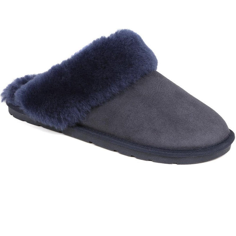 Bella-Rose Sheepskin Mule Slippers - BELLA-ROSE / 319 378