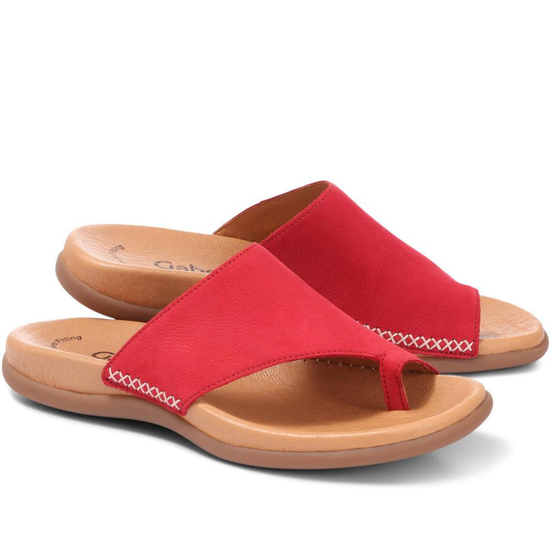 Lanzarote Leather Toe Loop Mules - GAB29615 / 314 556