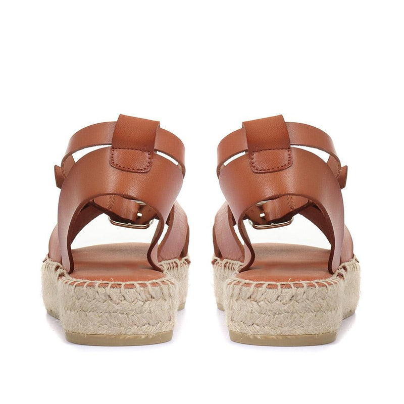 Agnes Leather Flatform Sandals - AGNES / 320 144