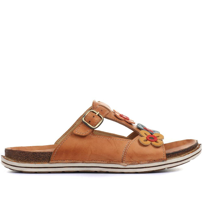 Leather Mule Sandals - CAY33021 / 320 021