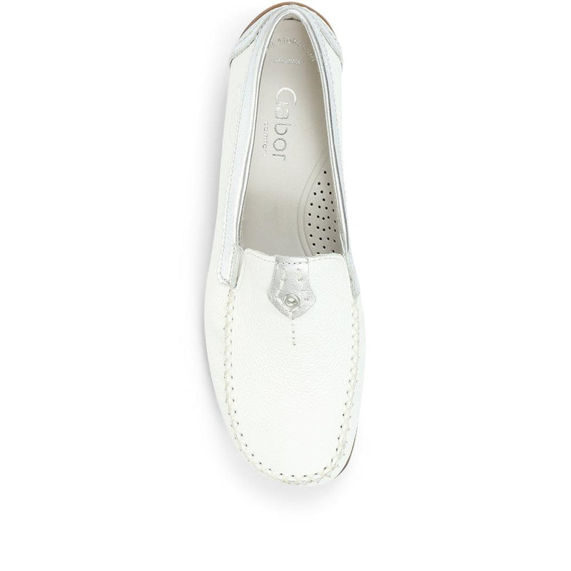 Wide Fit California Leather Moccasin - GAB29566 / 314 654