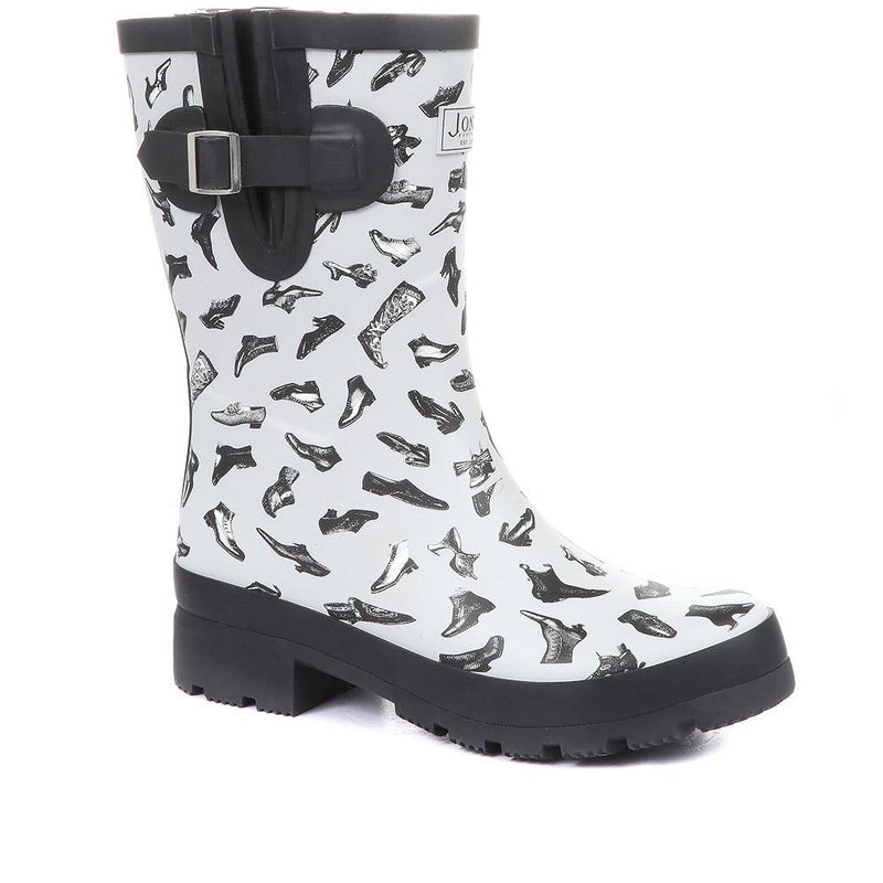 Madelaine Shoe Print Wellington Boots - MADELAINE / 321 189