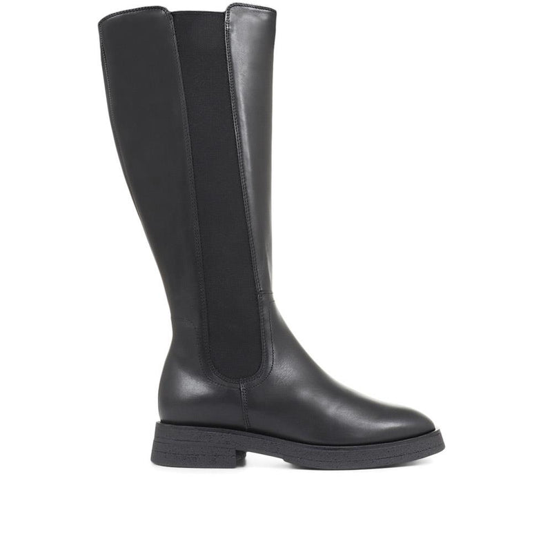 Darline Leather Knee High Boots - DARLINE / 320 538