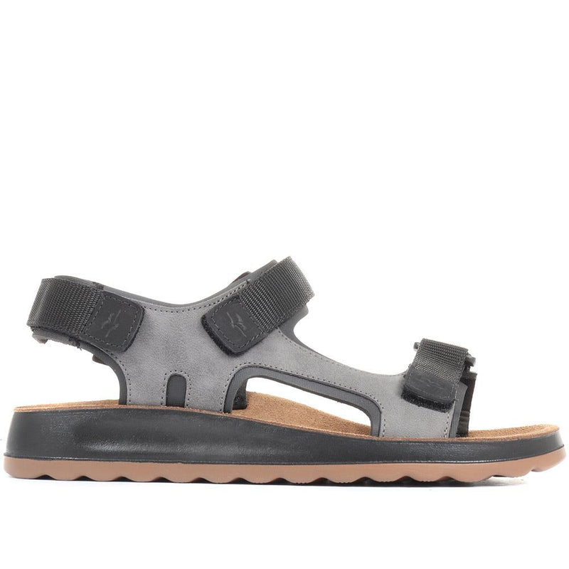 Fully Adjustable Leather Sandals - FLY35059 / 321 231