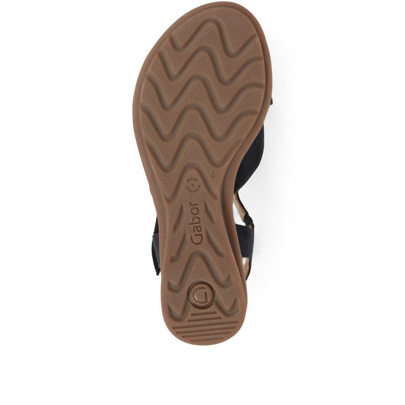 Millie Flat Leather Sandals - GAB35503 / 321 586