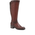 Donatella Knee High Leather Boots - DONATELLA / 322 367