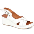 Leather Wedge Sandals - KARY37003 / 323 964