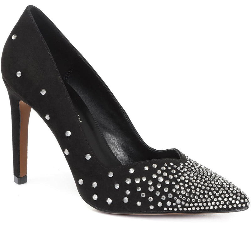 Ella Star Embellished Pointed Court Shoes - KARMI31520 / 318 154
