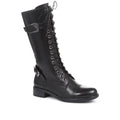 Lace-Up Leather Boots - SINO30518 / 318 121