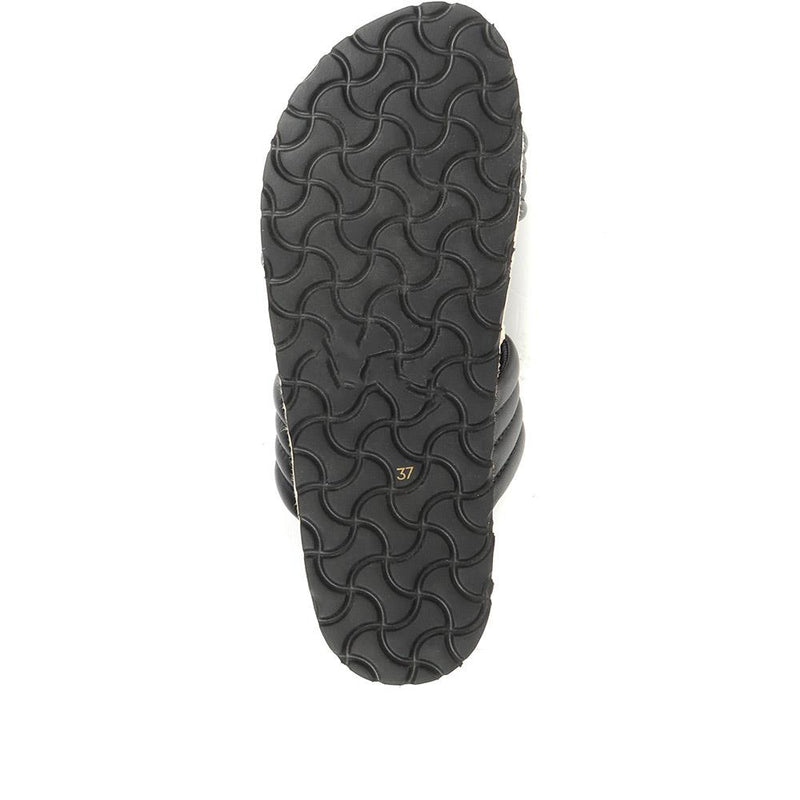 Lenora Leather Mule Sandals - LENORA / 321 573